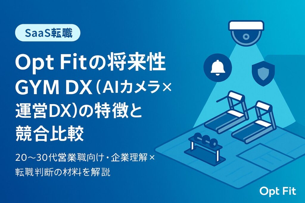 Opt Fitの将来性｜GYM DX（AIカメラ×運営DX）の特徴と競合比較【2025年最新】